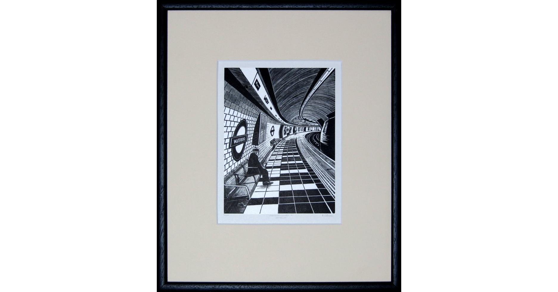 Waterloo Frame View Subterranea 10: Waterloo (frame) - Rebecca Coleman Art