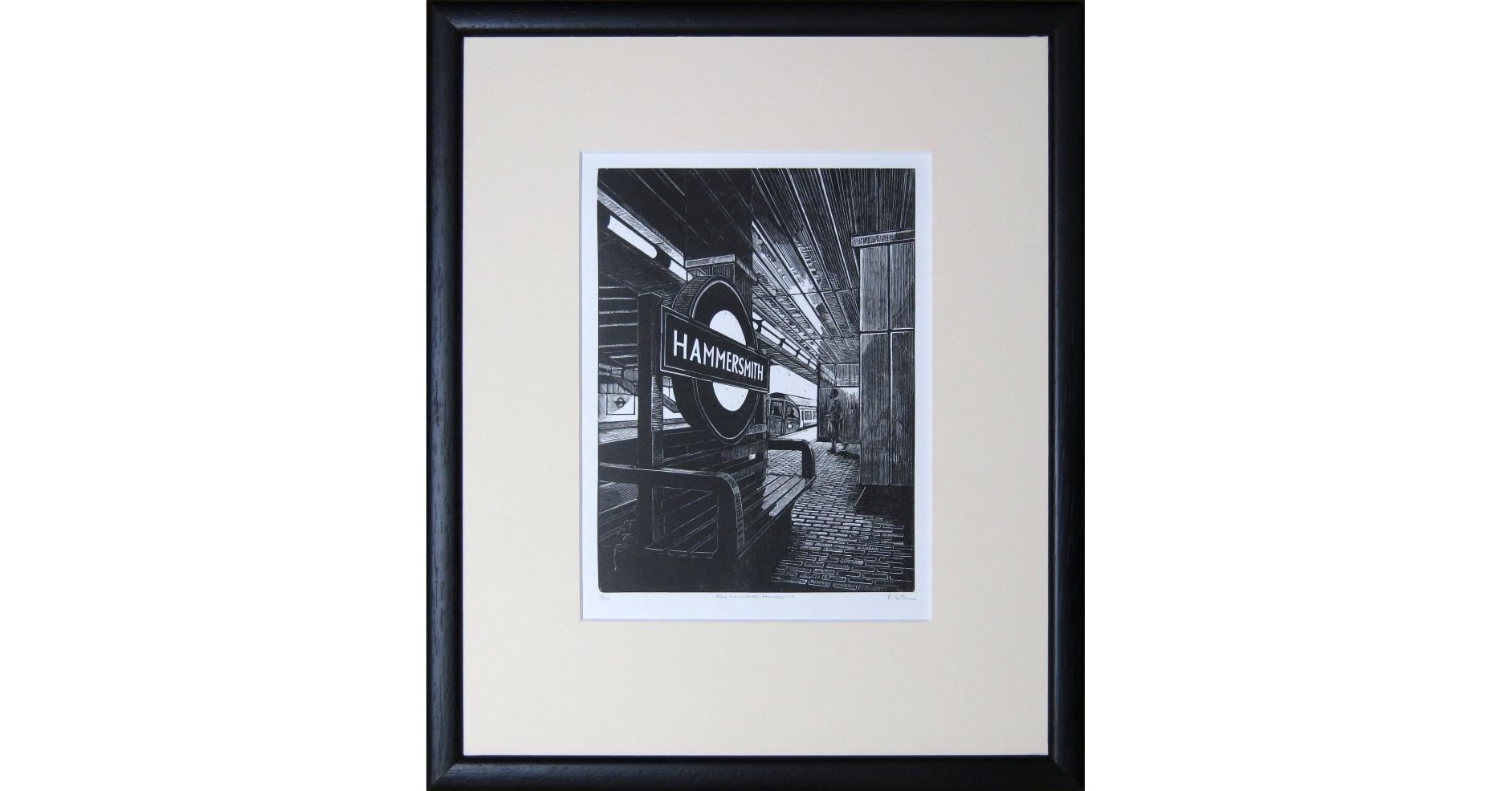 View Subterranea Hammersmith (frame) Rebecca Coleman Art