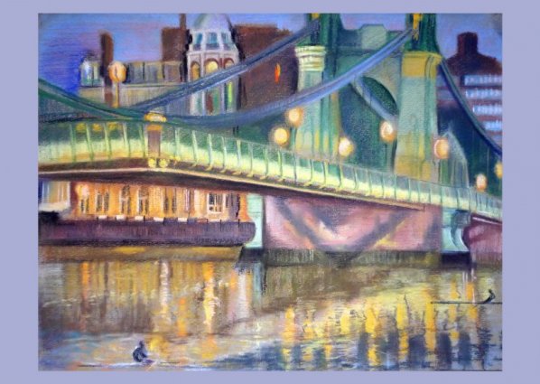 Hammersmith Bridge, Illuminated (poster)