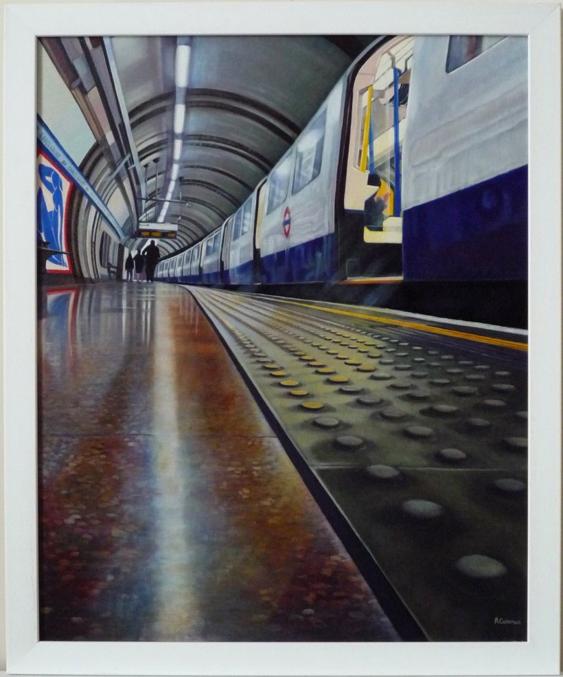 Earls Court (framed original oil painting)