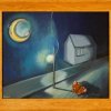 Moontime (original painting, framed)
