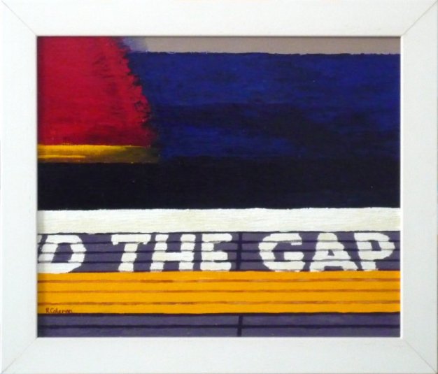 Mind The Gap 7 (original painting, framed)