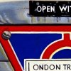 London Bus: Open With Care (detail)