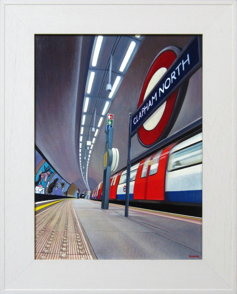 Clapham North (original oil painting, framed)